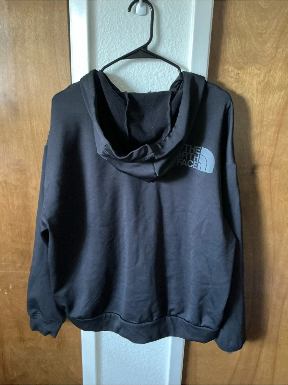 Men’s The North Face Full Zip Hooded Sweatshirt Black Size Medium